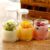 3Piece Small 100ml Transparent Glass Bottle With Cap And Large Opening High Temperature Pudding Bottle Acid Milk Bottle