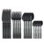 24pcs Black Stainless Steel Cutlery Set Kitchen Knives Forks Spoons Set Luxury Dinnerware Set Wedding Mirror Spoons Tableware