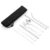 7pcs Set Dinnerware Portable Printed 304 Stainless Steel Spoon Fork Steak Knife Set Travel Cutlery Tableware with Bag