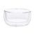 Bowl Glass Bowls Serving Dessert Transparent Salad Cereal Soup Double Snack Mixing Fruit Ice Cream Clear Platter