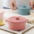 Ceramic Soup Pot Crock Pot Baby Food Steamed Bowl Stockpot With Cover Saucepan Soup Pot Kichen Stew Pot Bowl Cooking Cookware