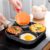 Four-Hole Frying Pot Non-stick Egg Breakfast Fried Pan Pancake Stove Pan Saucepan Cooking Utensils Cookware for Kitchen Camping
