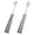 Metal Folding Balisong Trainer Spoon Fork Butterfly Knife Game Safety Practice Trainer Camping Tableware Dropshipping