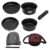Open Fire Cookware Prevent Stick Aluminum Alloy Camping Cooking Pot Pan for Hiking