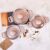 Roe Biogranit Blackgold- Rosegold 6 pcs COOKWARE SET bio granite material ensures long life extra non-combustibl